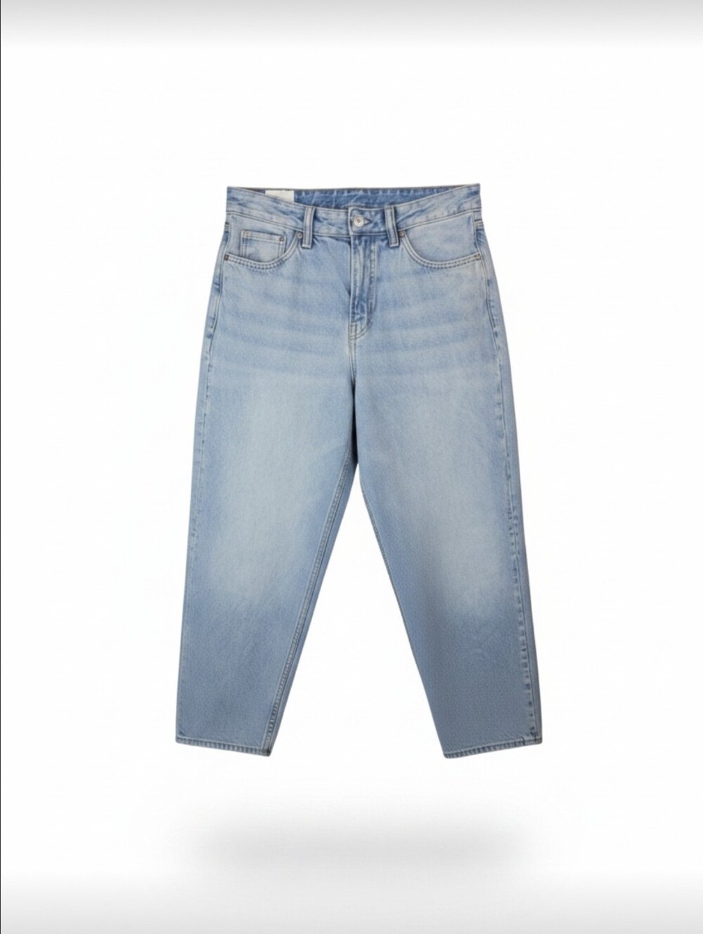H&M Men's Loose Fit Light Wash Straight Leg Denim Jeans 30x32